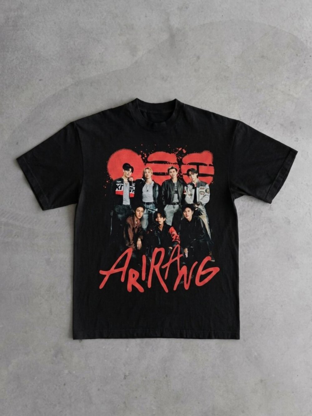 BTS Arirang Unisex T-Shirt, Kpop Concert World Tour 2026 tee
